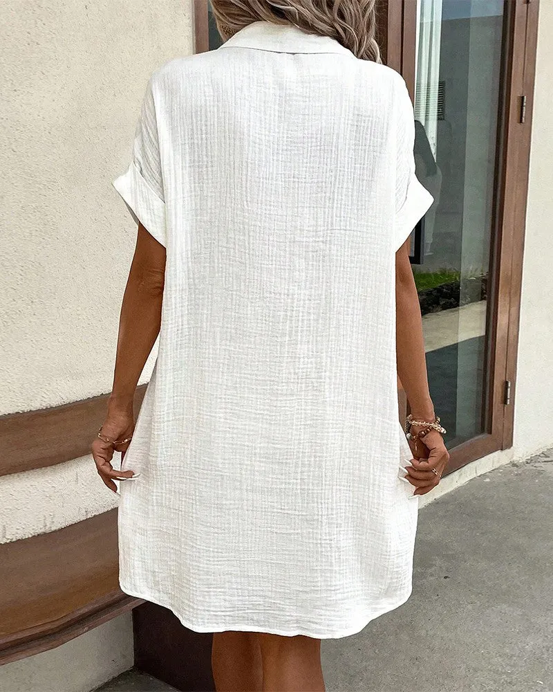 Melsie™ - Comfortable Shirt Dress