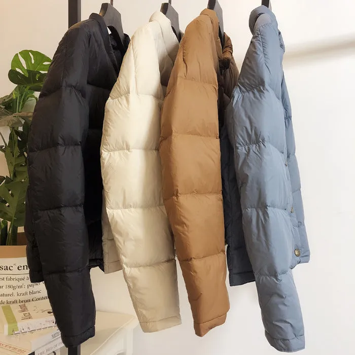 Minda™ | Retro Style Short Thermal Down Jacket