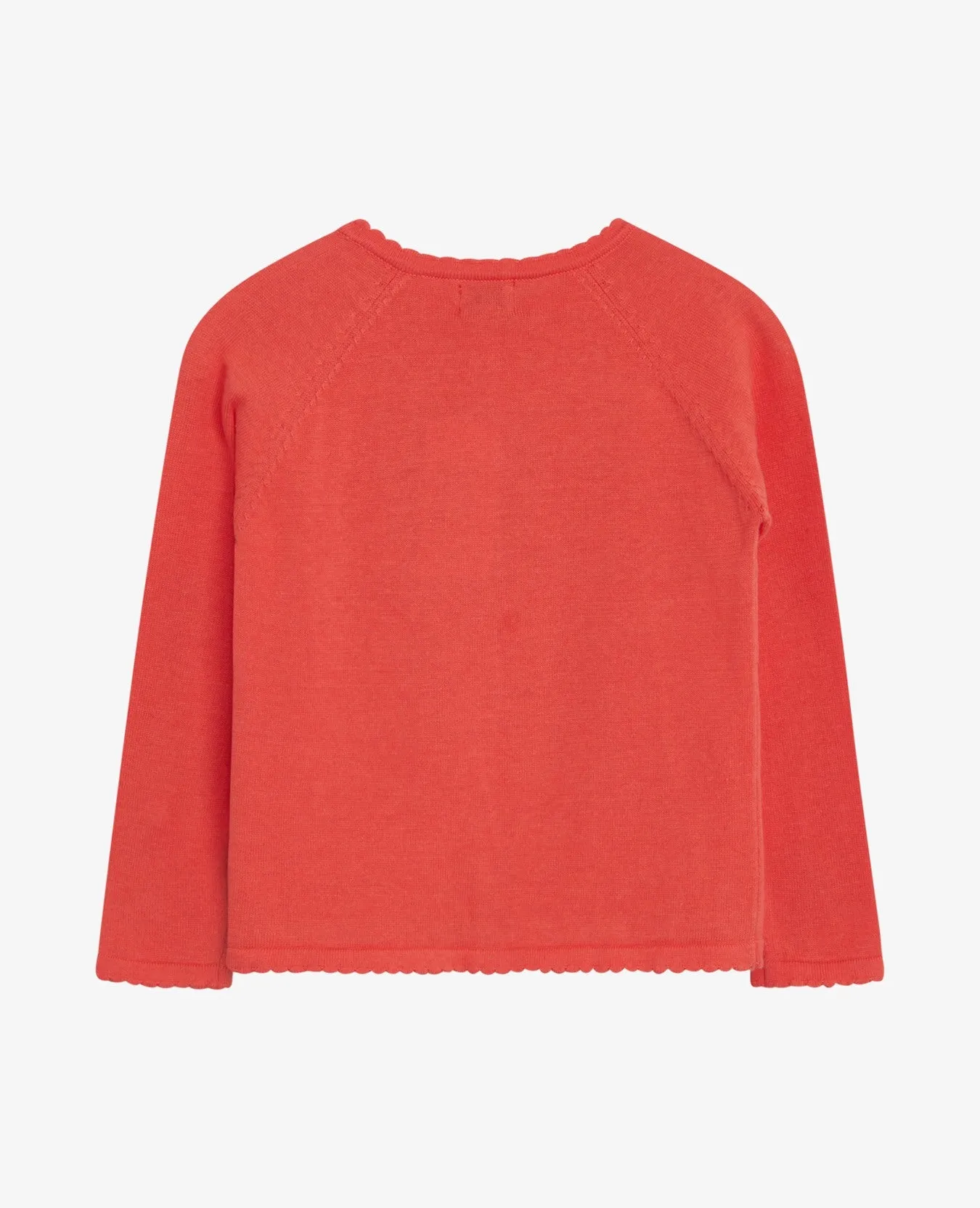 MINI BASIC ORGANIC LIGHT KNIT CARDIGAN