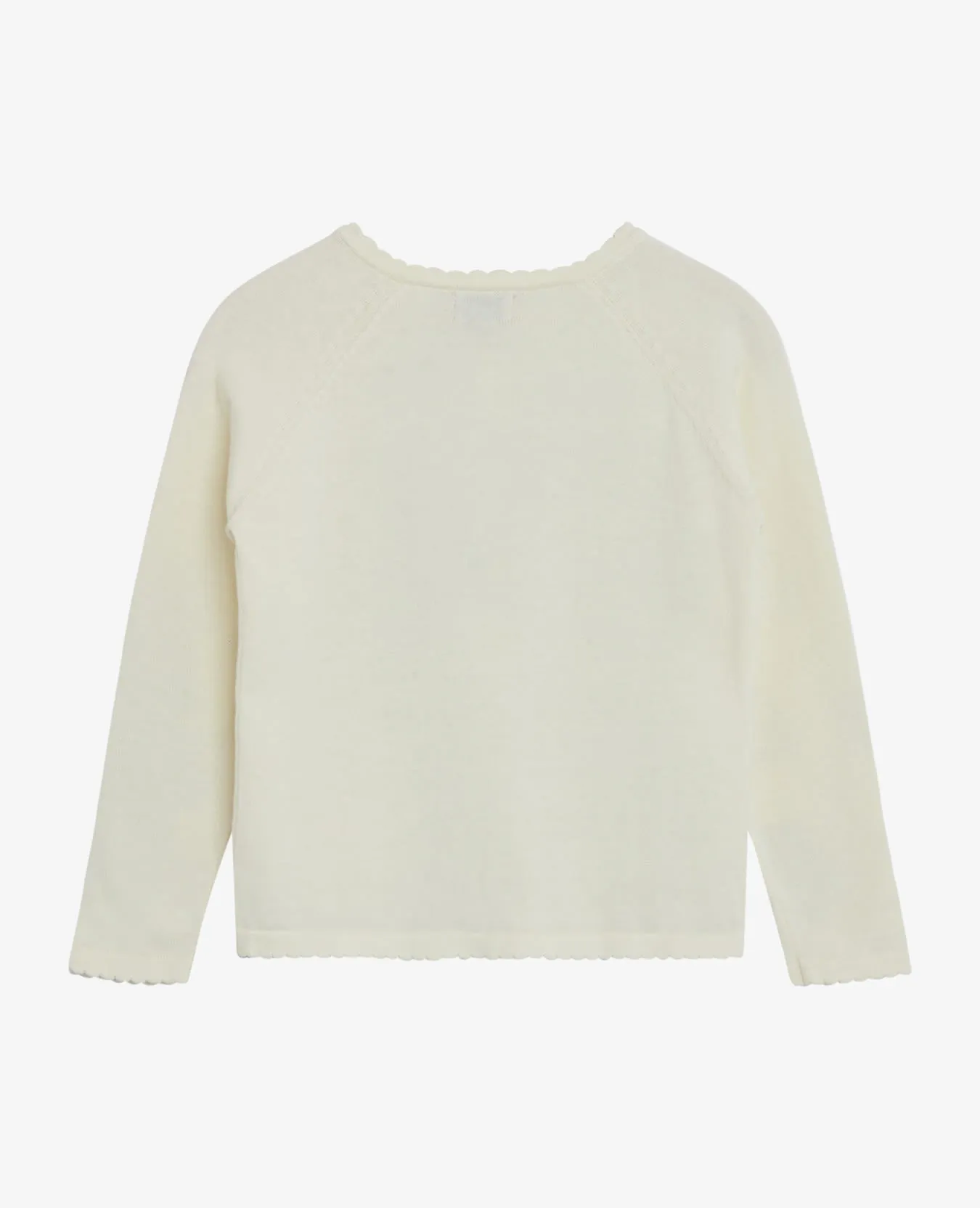 MINI BASIC ORGANIC LIGHT KNIT CARDIGAN