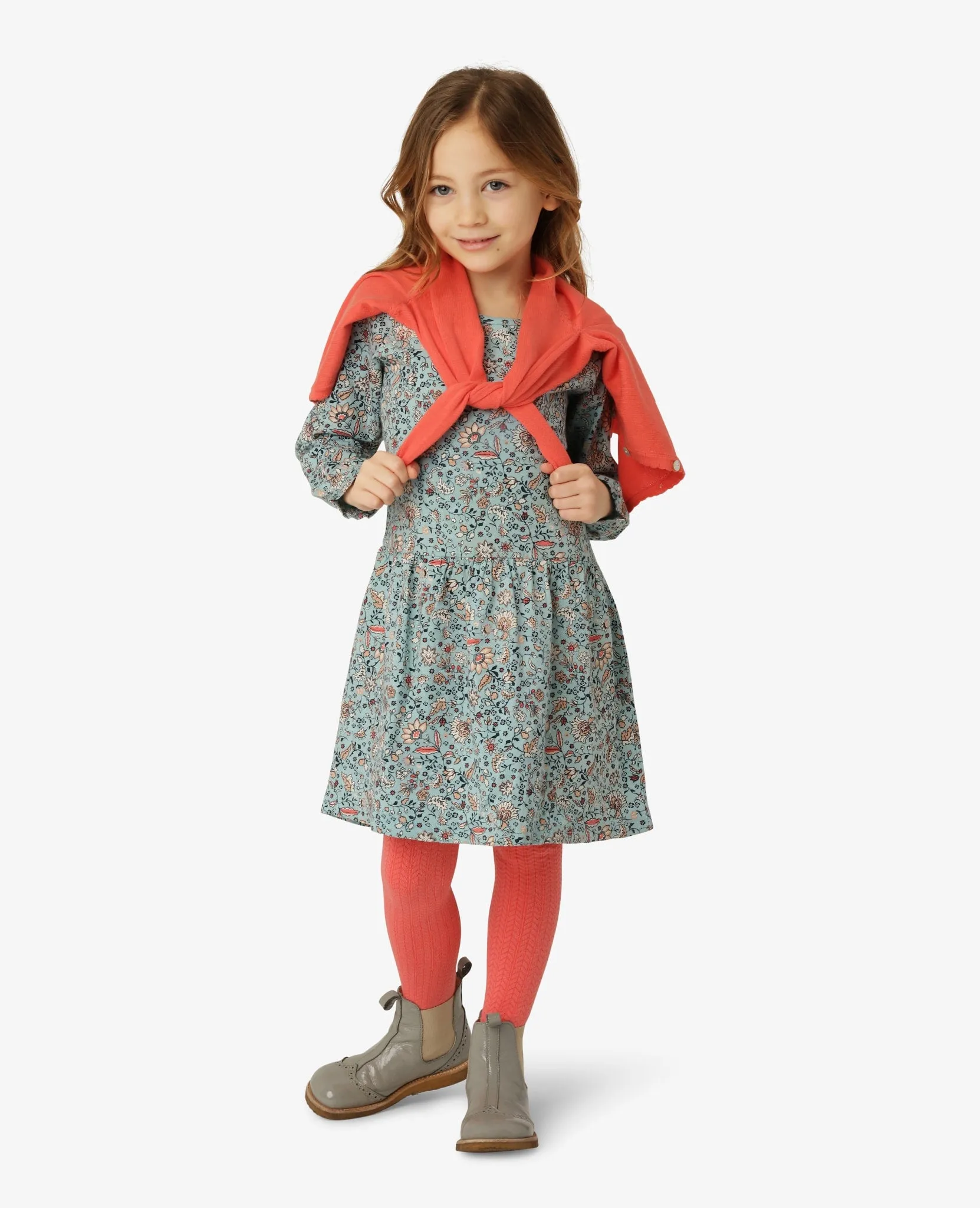 MINI BASIC ORGANIC LIGHT KNIT CARDIGAN