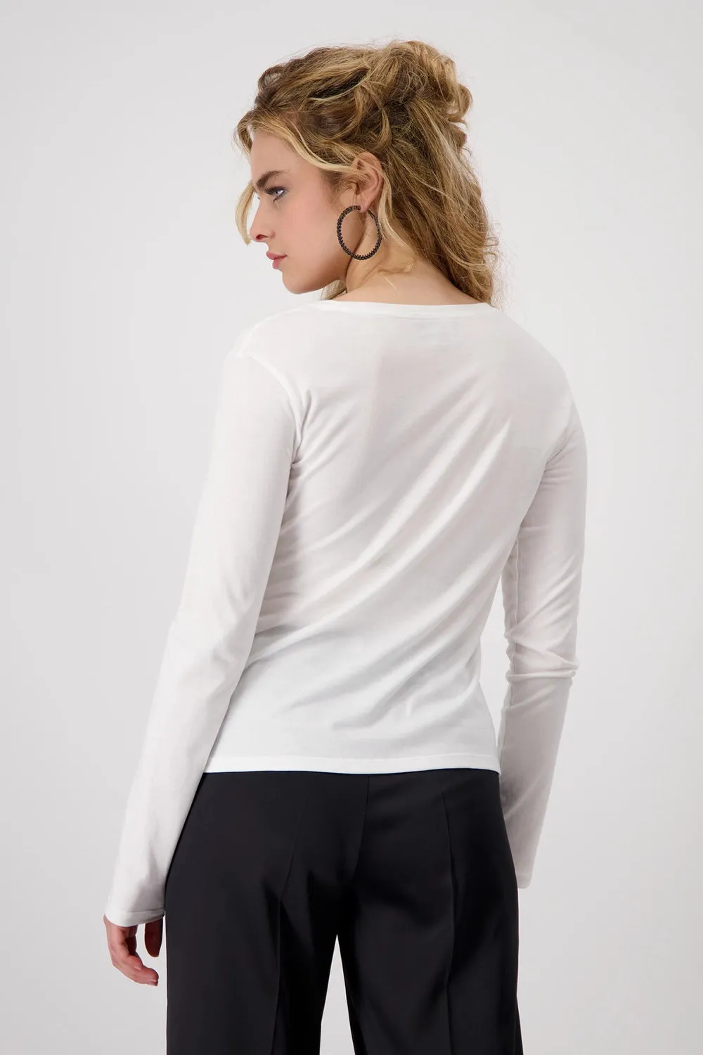 Monari T-shirt with Decorative Lettering 808578