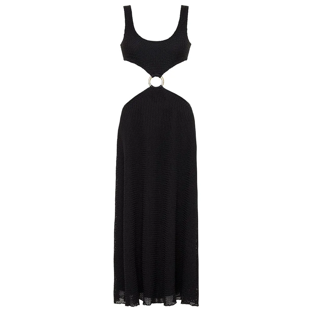 Montce | Black Crochet Ky Dress