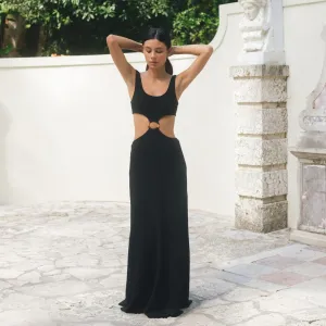 Montce | Black Crochet Ky Dress