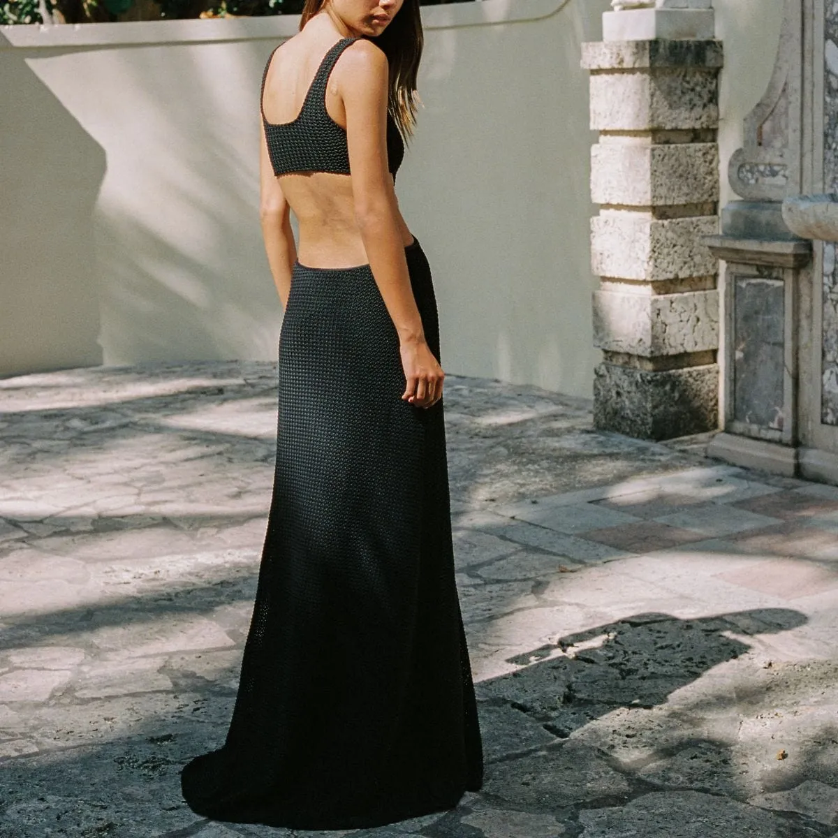 Montce | Black Crochet Ky Dress
