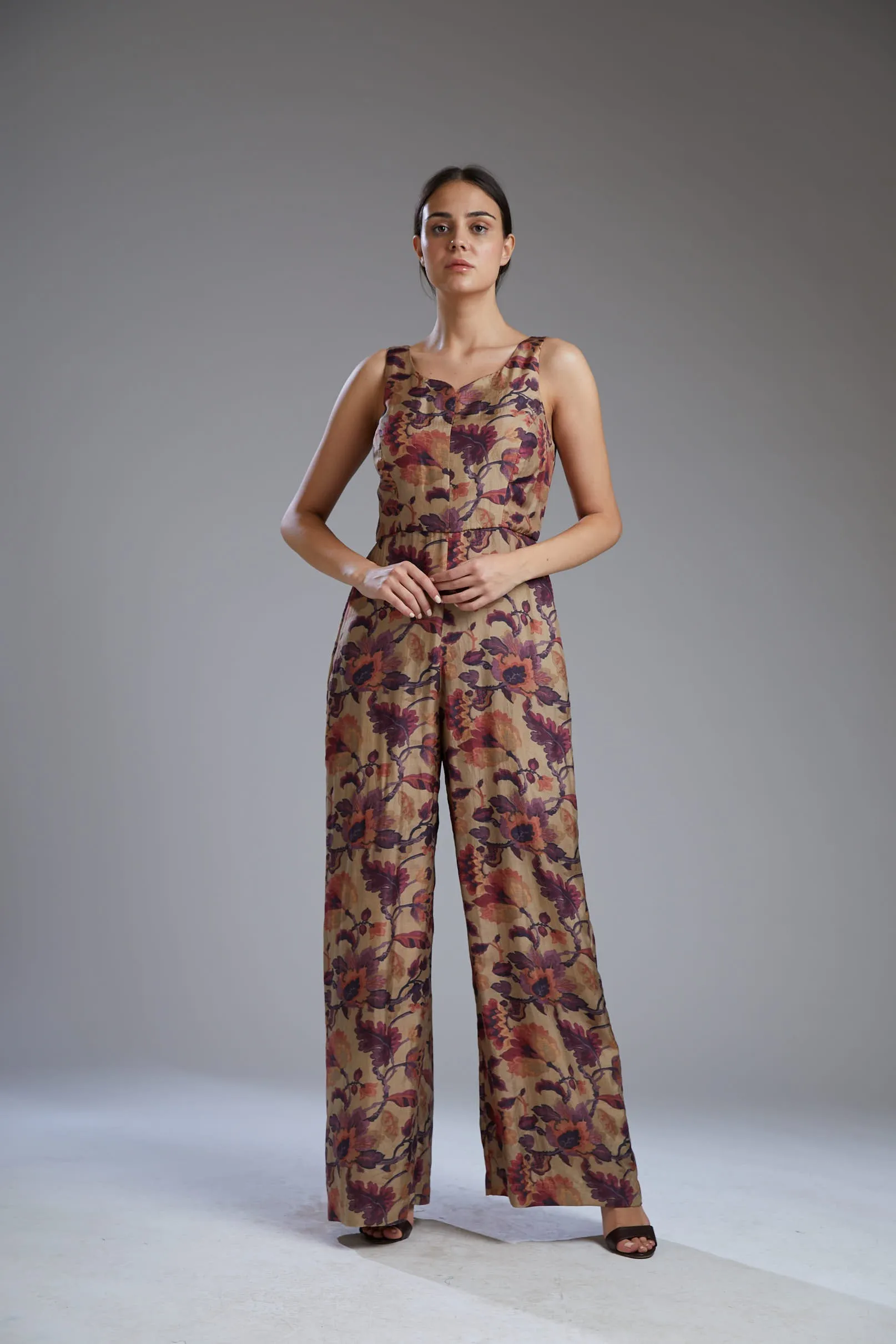 Multicolor Floral Jumpsuit
