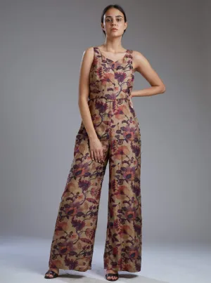 Multicolor Floral Jumpsuit