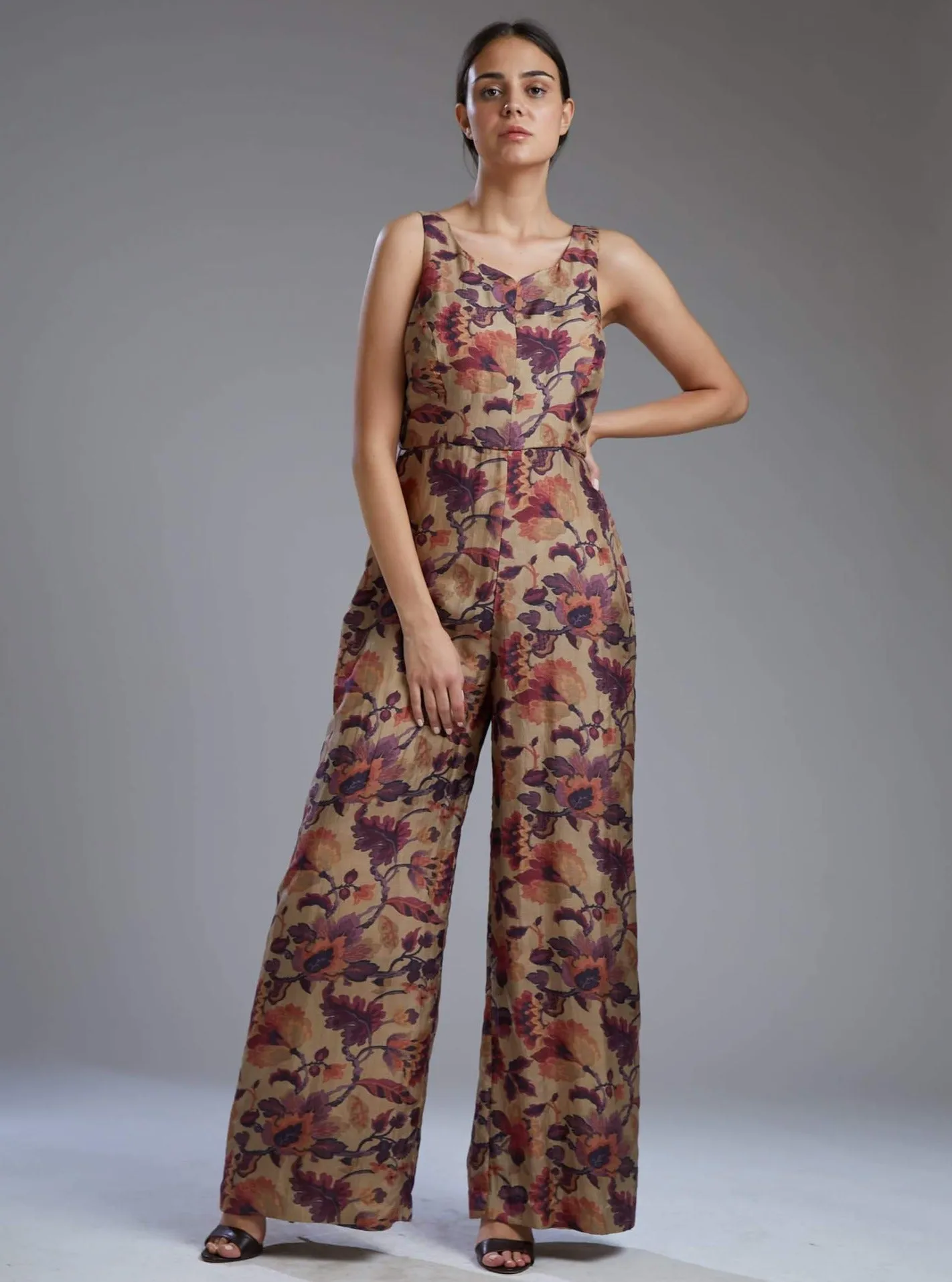 Multicolor Floral Jumpsuit