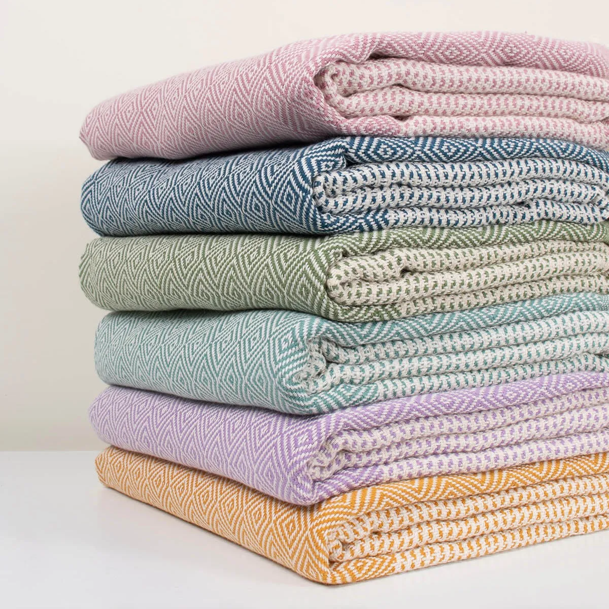 Nordic Dot Hammam Towel - Mustard