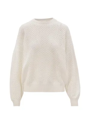 Olly Crochet Sweater - Marshmellow