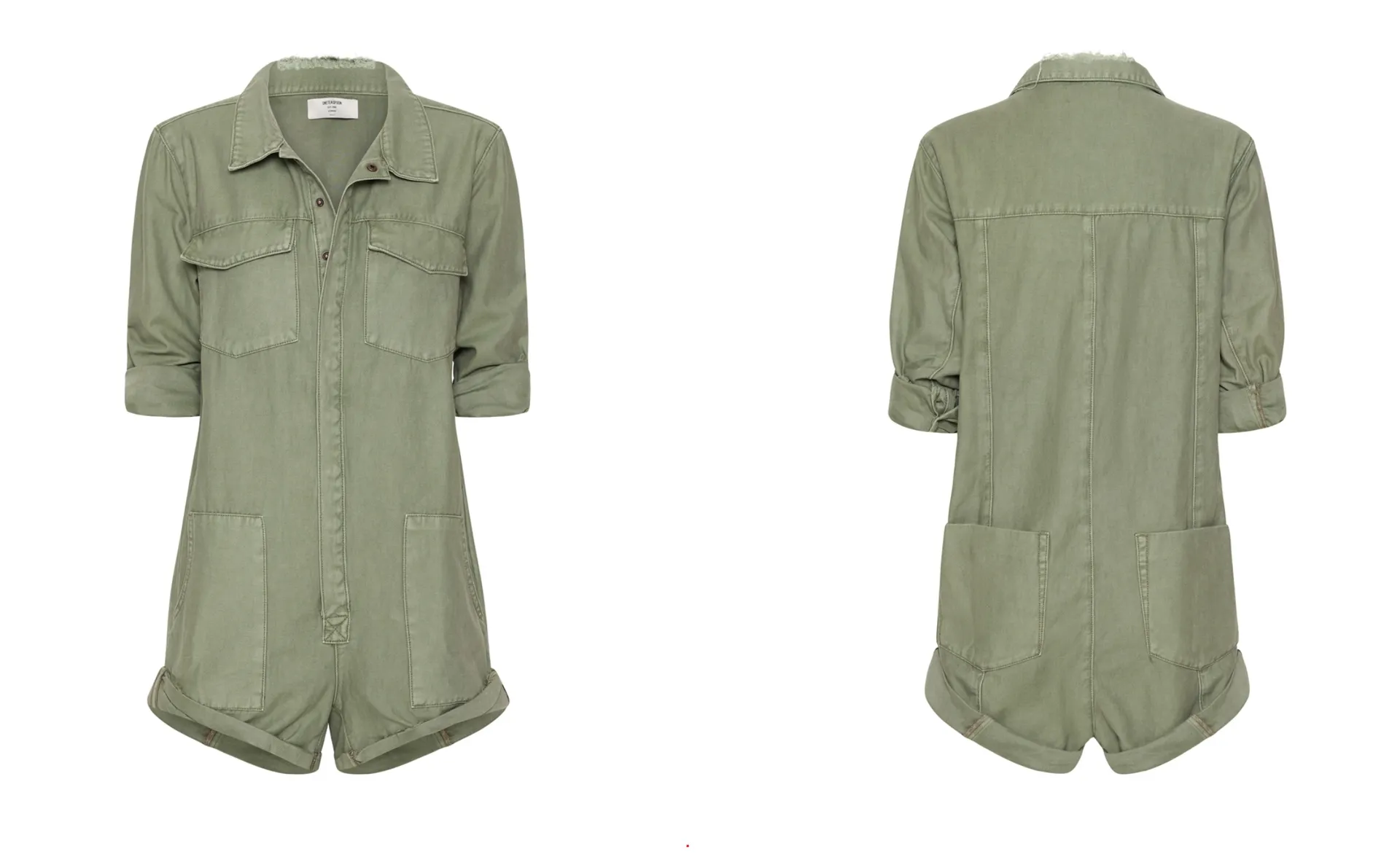 ONE TEASPOON Super Khaki Cargo Prophecy Jumpsuit