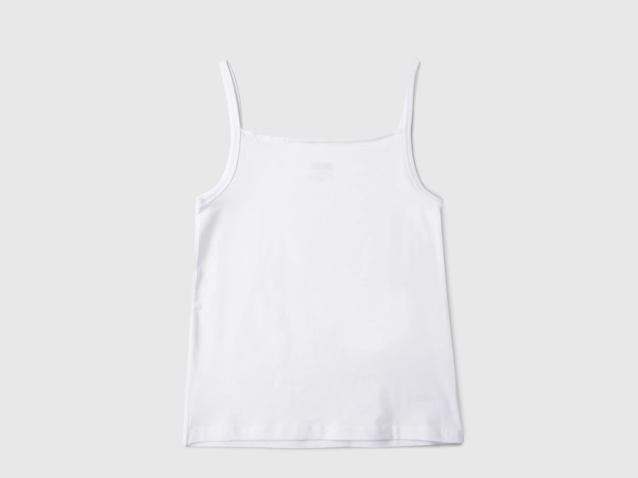 Pack of 2 Regular Fit Box Neck Solid Colour Camisole