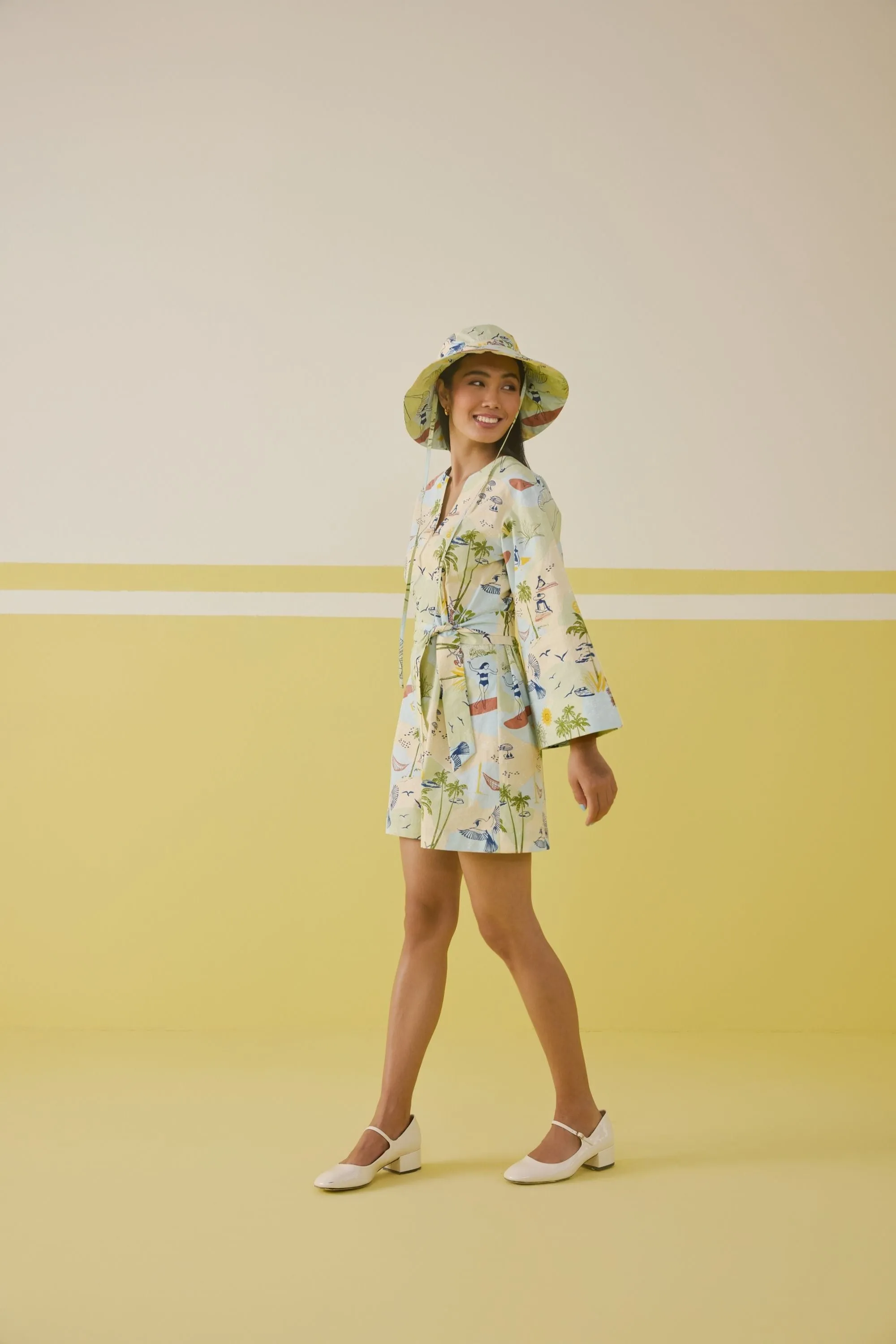 Palmy Summer Organic Cotton Jumpsuit