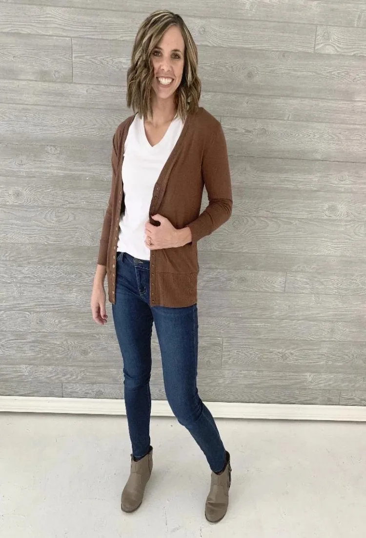 Perfect Sweater Cardigan     20 Colors S-3X