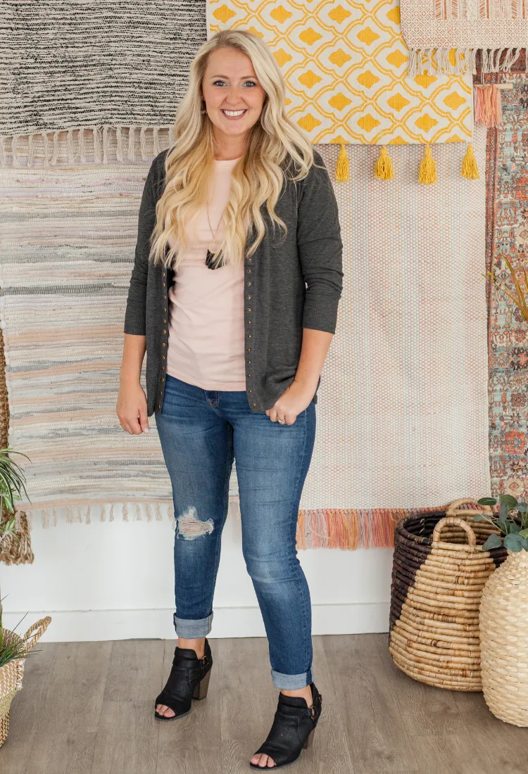 Perfect Sweater Cardigan     20 Colors S-3X