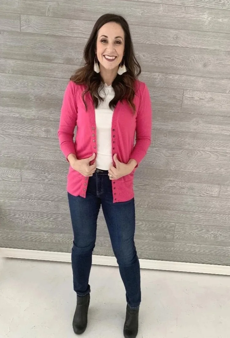 Perfect Sweater Cardigan     20 Colors S-3X