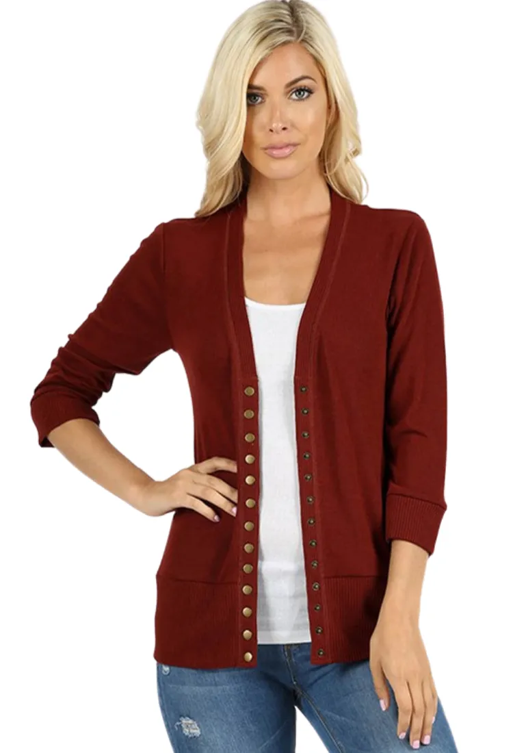Perfect Sweater Cardigan     20 Colors S-3X