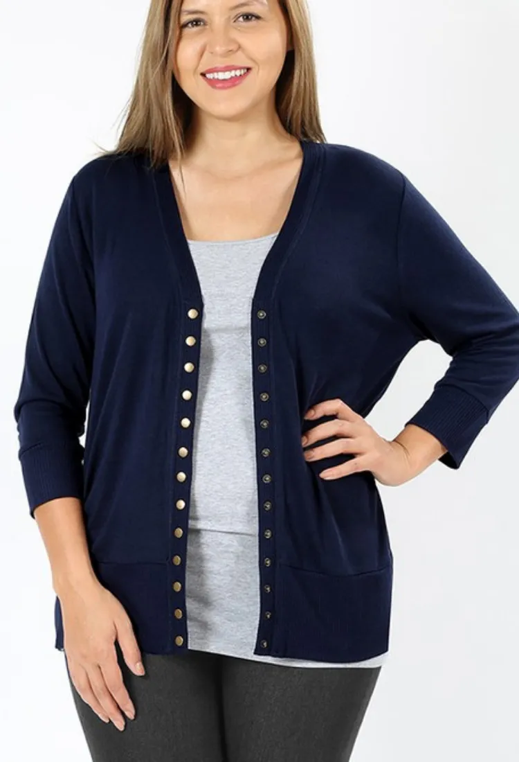 Perfect Sweater Cardigan     20 Colors S-3X