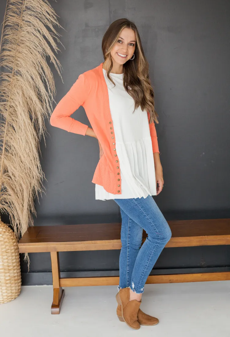 Perfect Sweater Cardigan     20 Colors S-3X