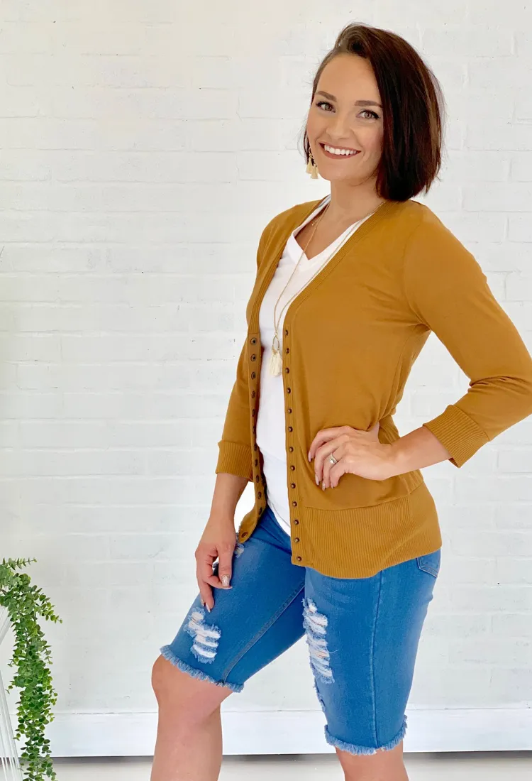 Perfect Sweater Cardigan     20 Colors S-3X
