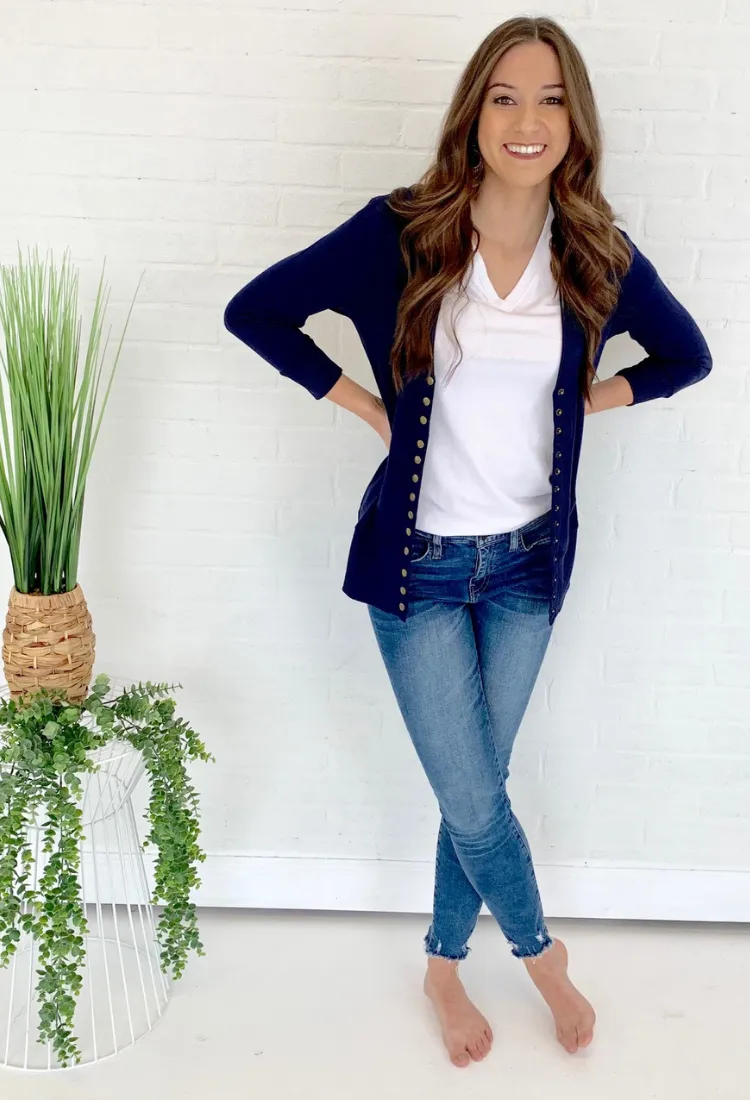 Perfect Sweater Cardigan     20 Colors S-3X