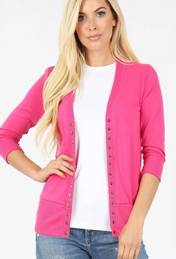Perfect Sweater Cardigan     20 Colors S-3X