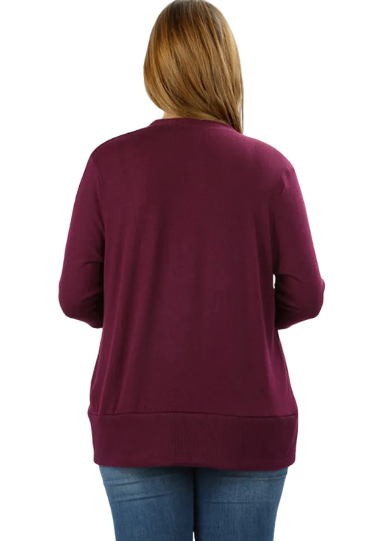 Perfect Sweater Cardigan     20 Colors S-3X