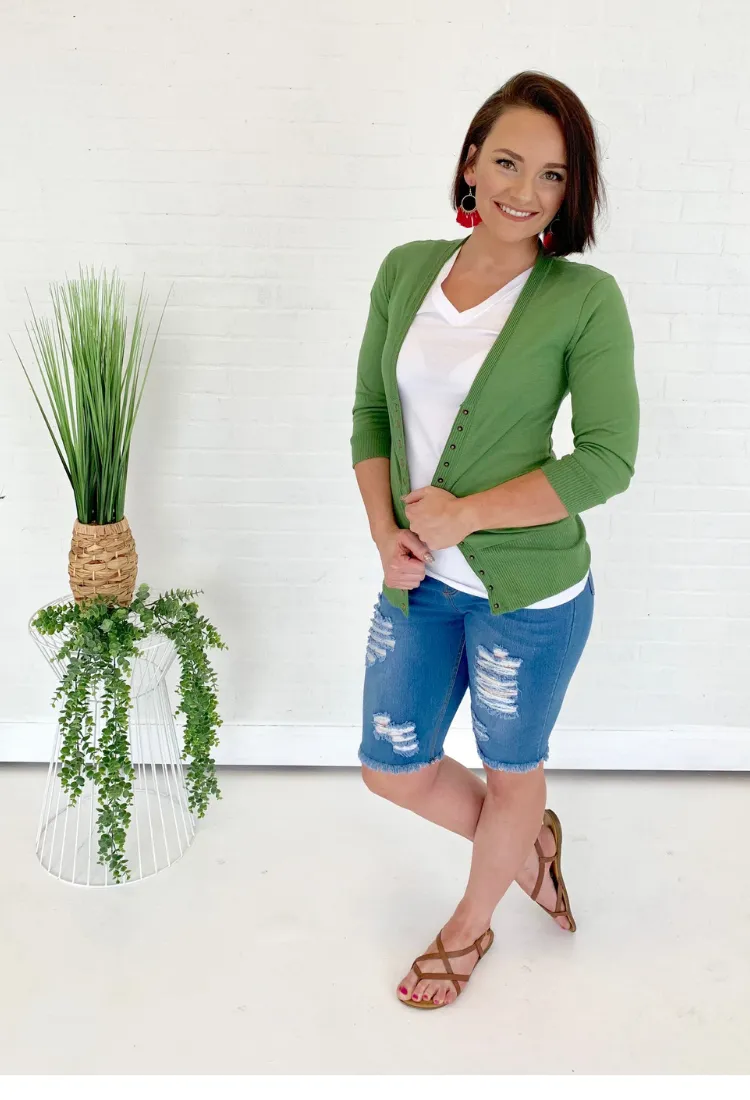 Perfect Sweater Cardigan     20 Colors S-3X