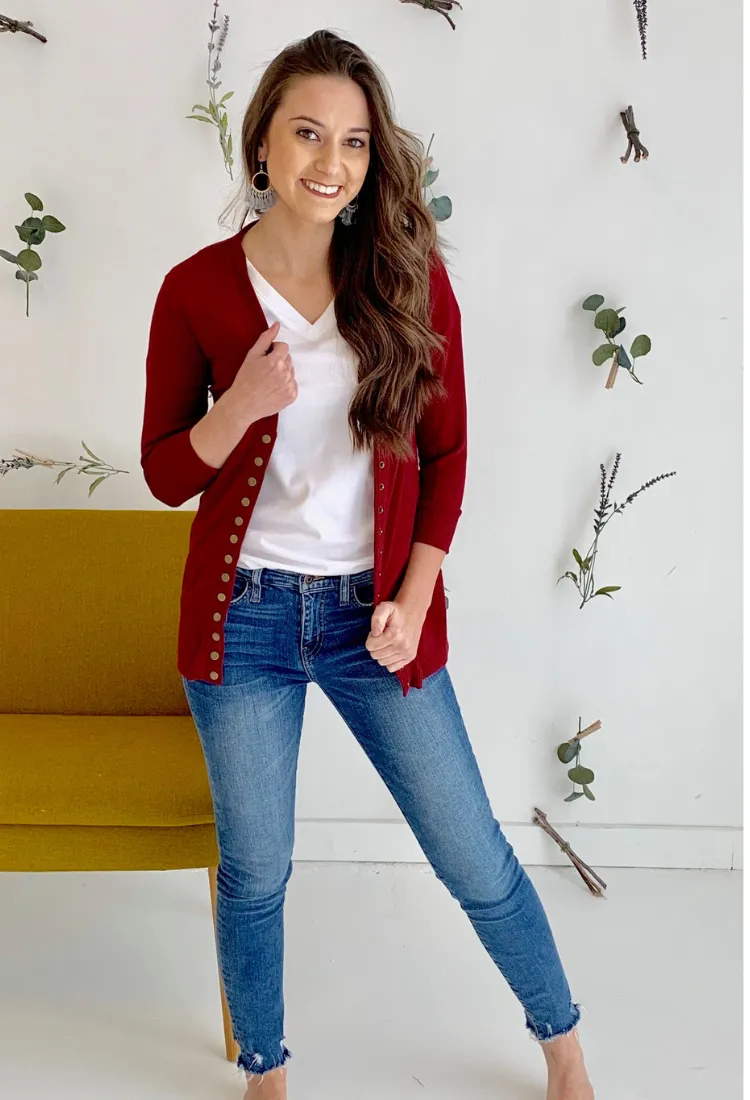 Perfect Sweater Cardigan     20 Colors S-3X