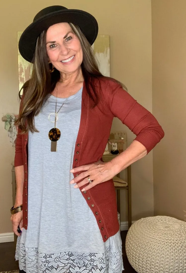 Perfect Sweater Cardigan     20 Colors S-3X