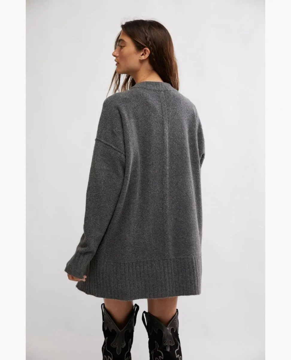 Phoebe Pullover Dark Heather Grey