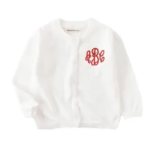 PREORDER - Monogrammed Cardigans