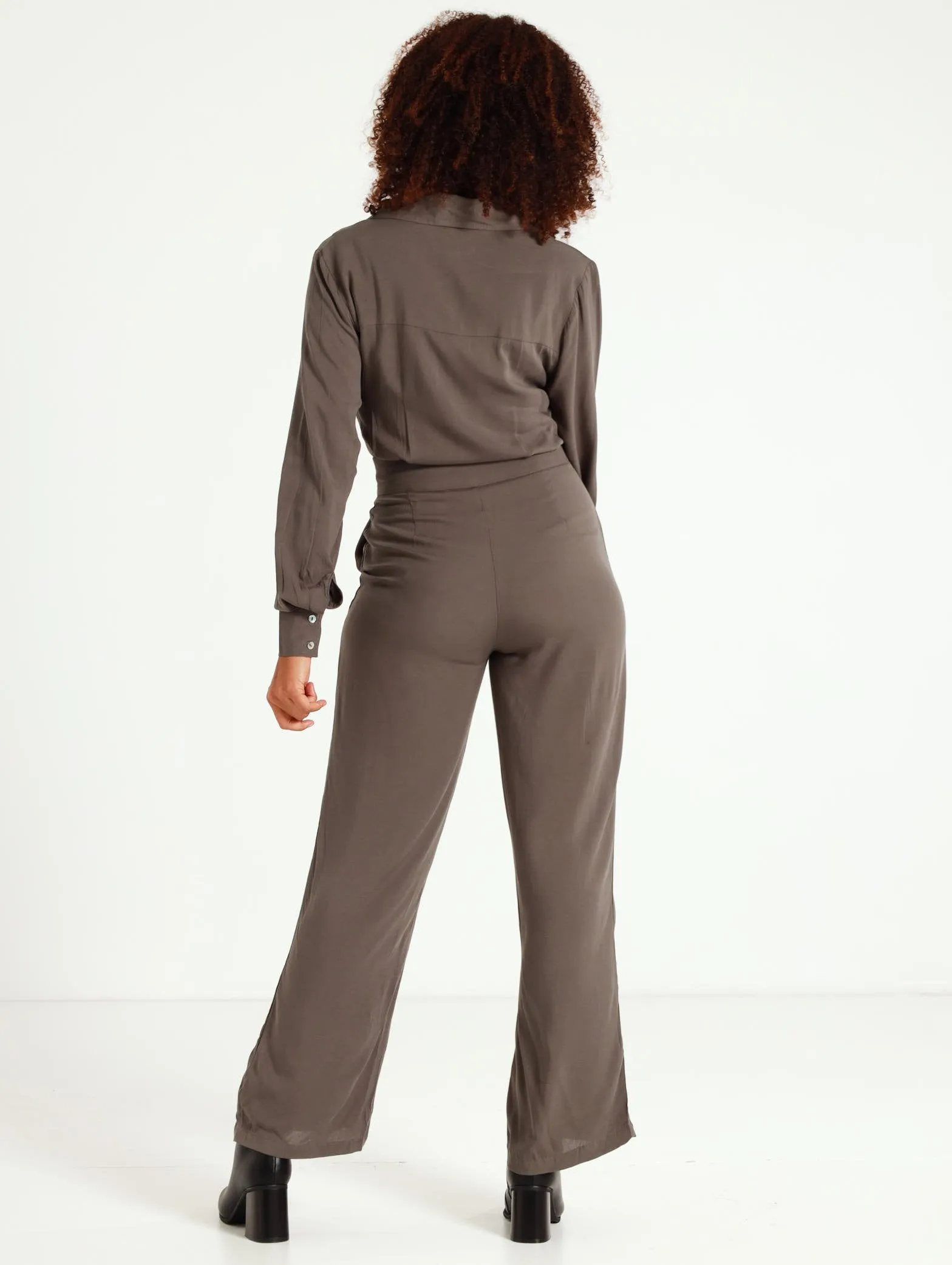 Relaxed Jumpsuit - Charcoal