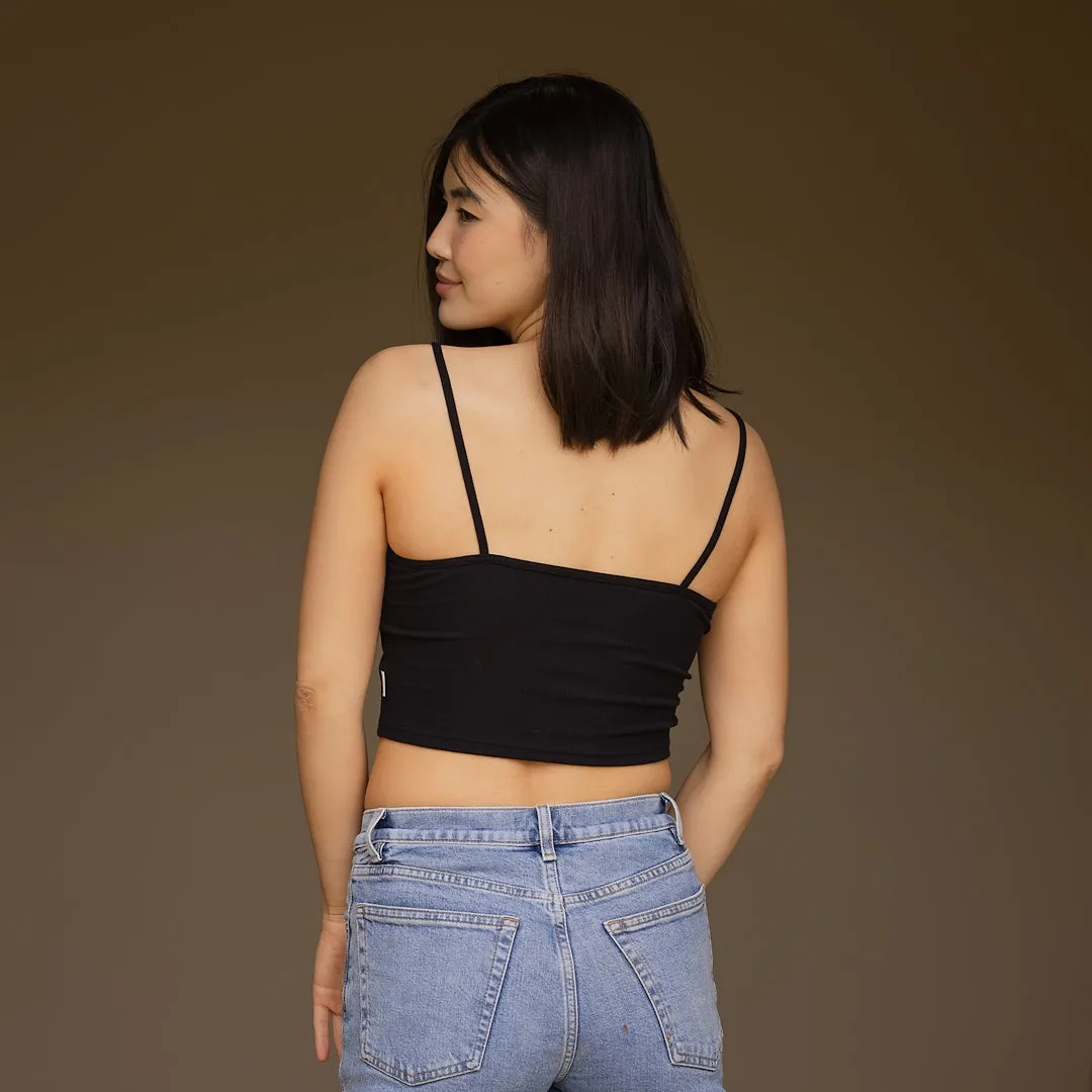 Ribbed Cropped Cami