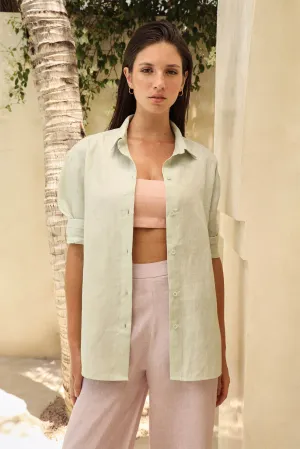 SAND Shirt (Mint) & Bali Pants (Lavender Mist)