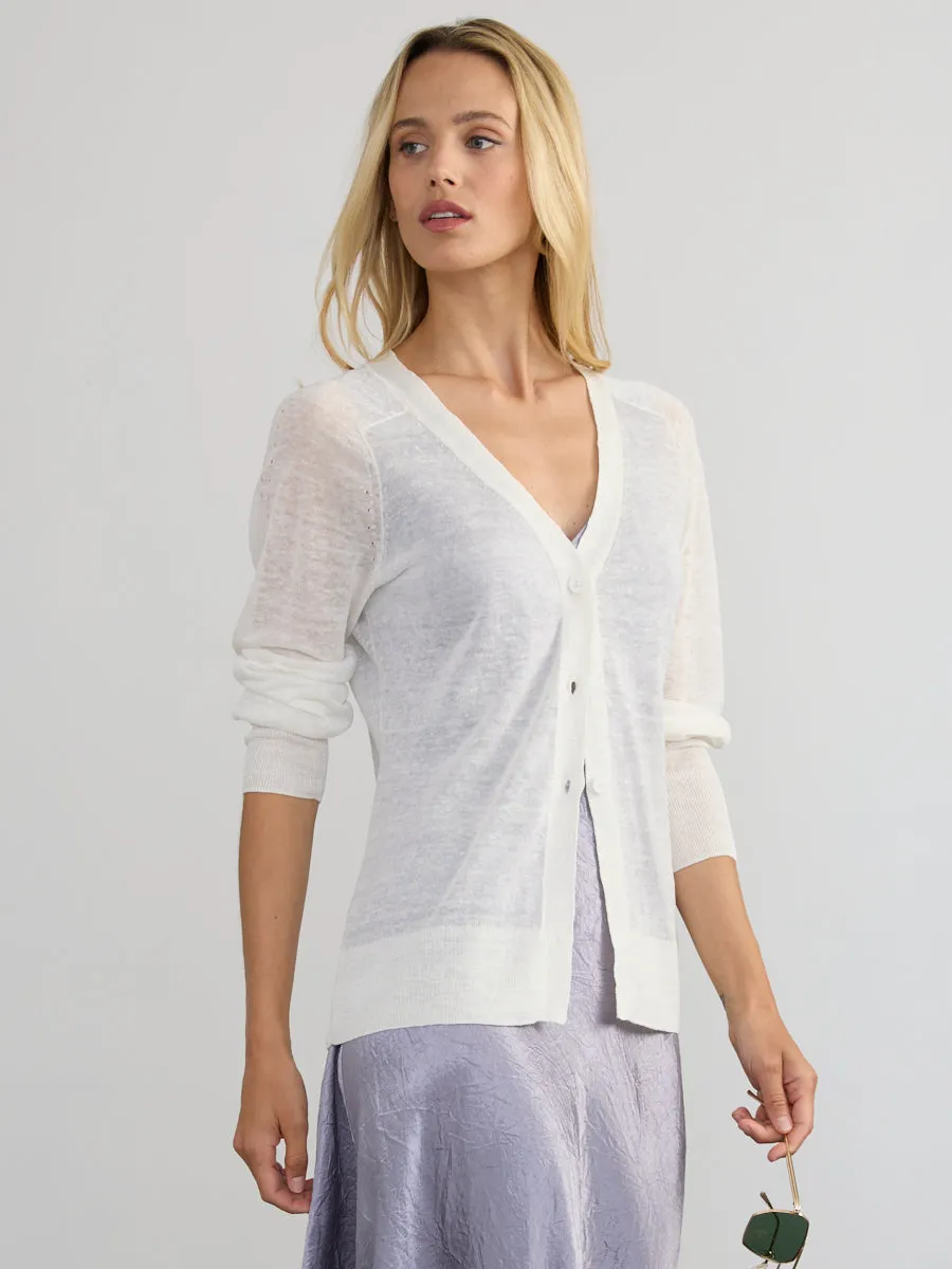 SARI SHEER CARDI