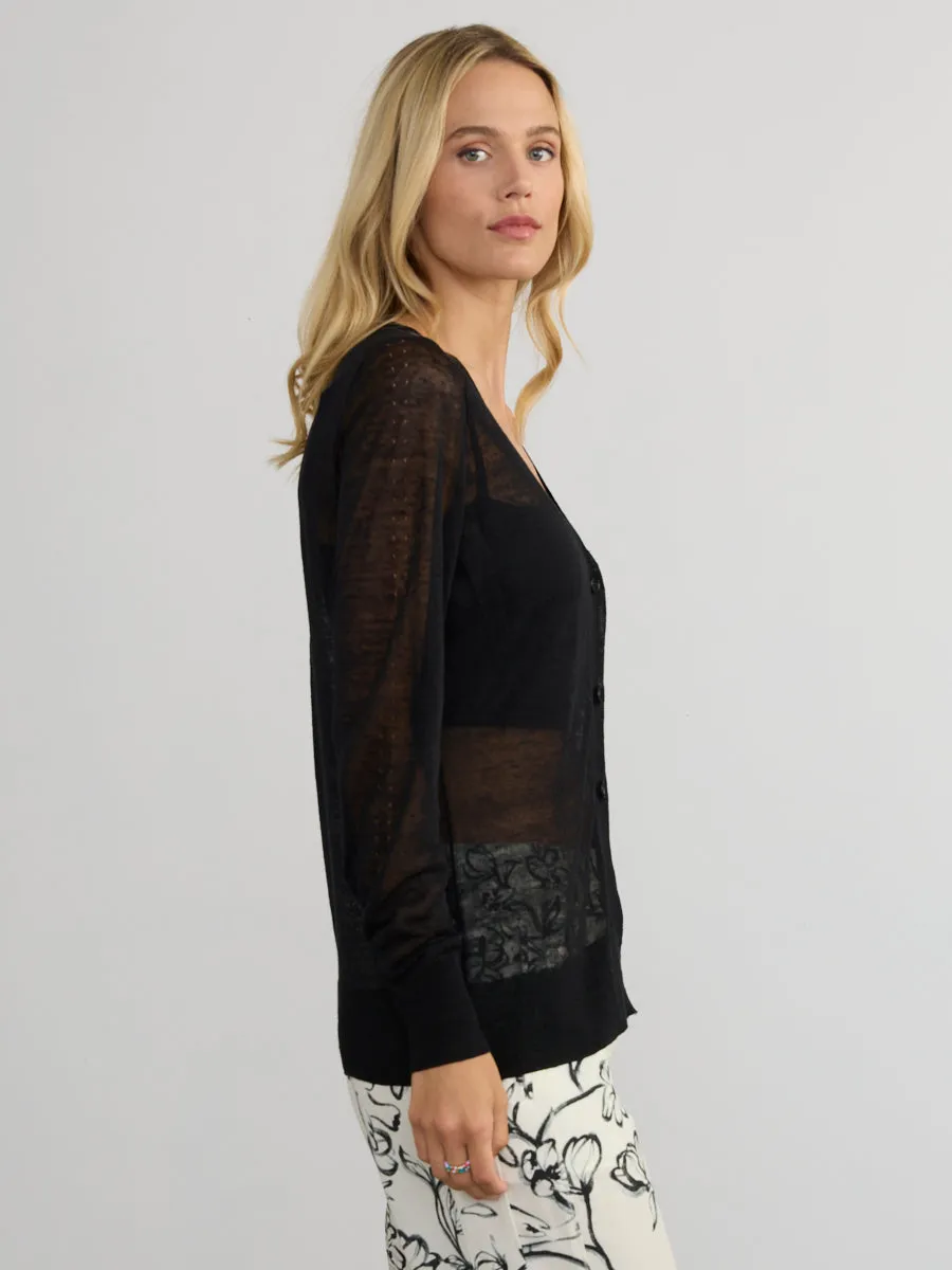 SARI SHEER CARDI