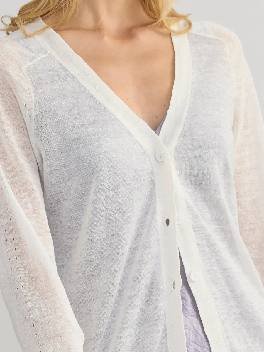 SARI SHEER CARDI