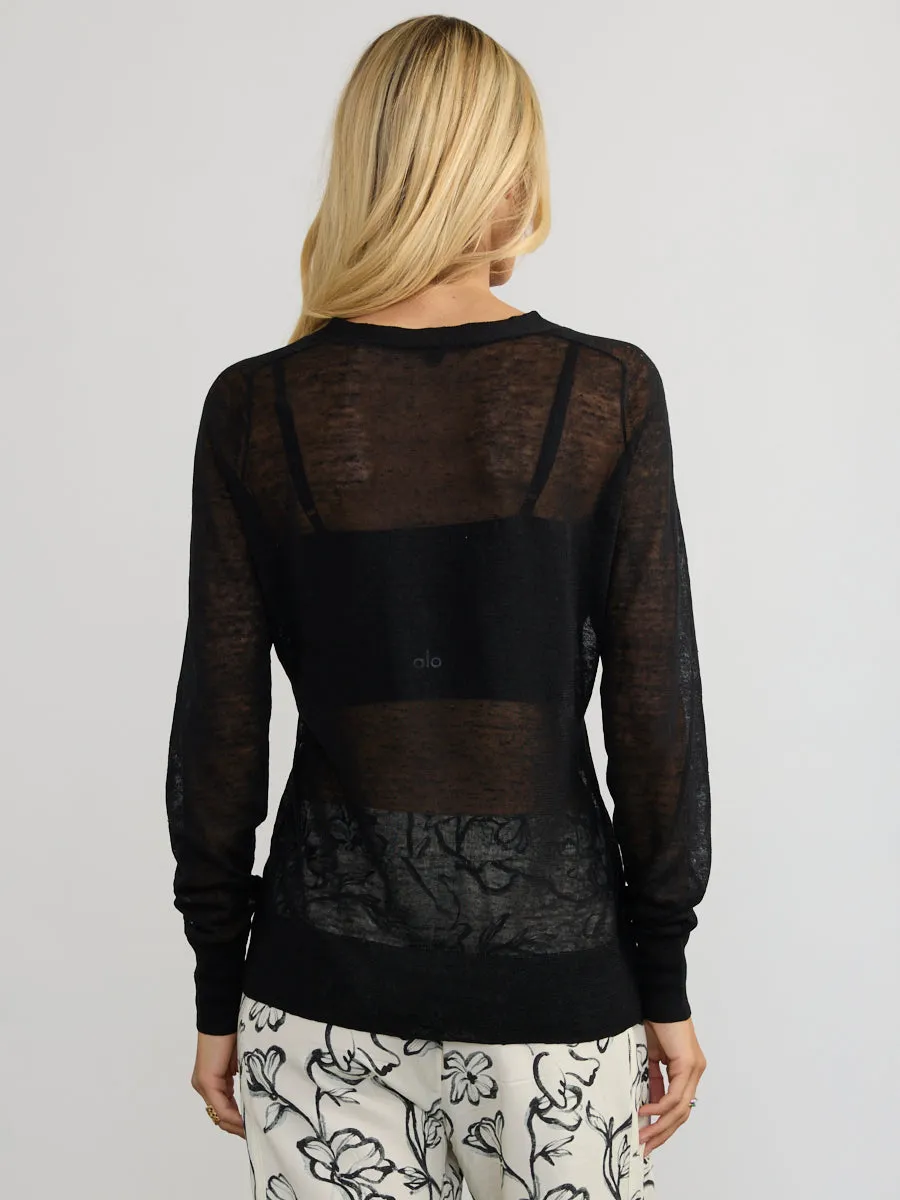 SARI SHEER CARDI