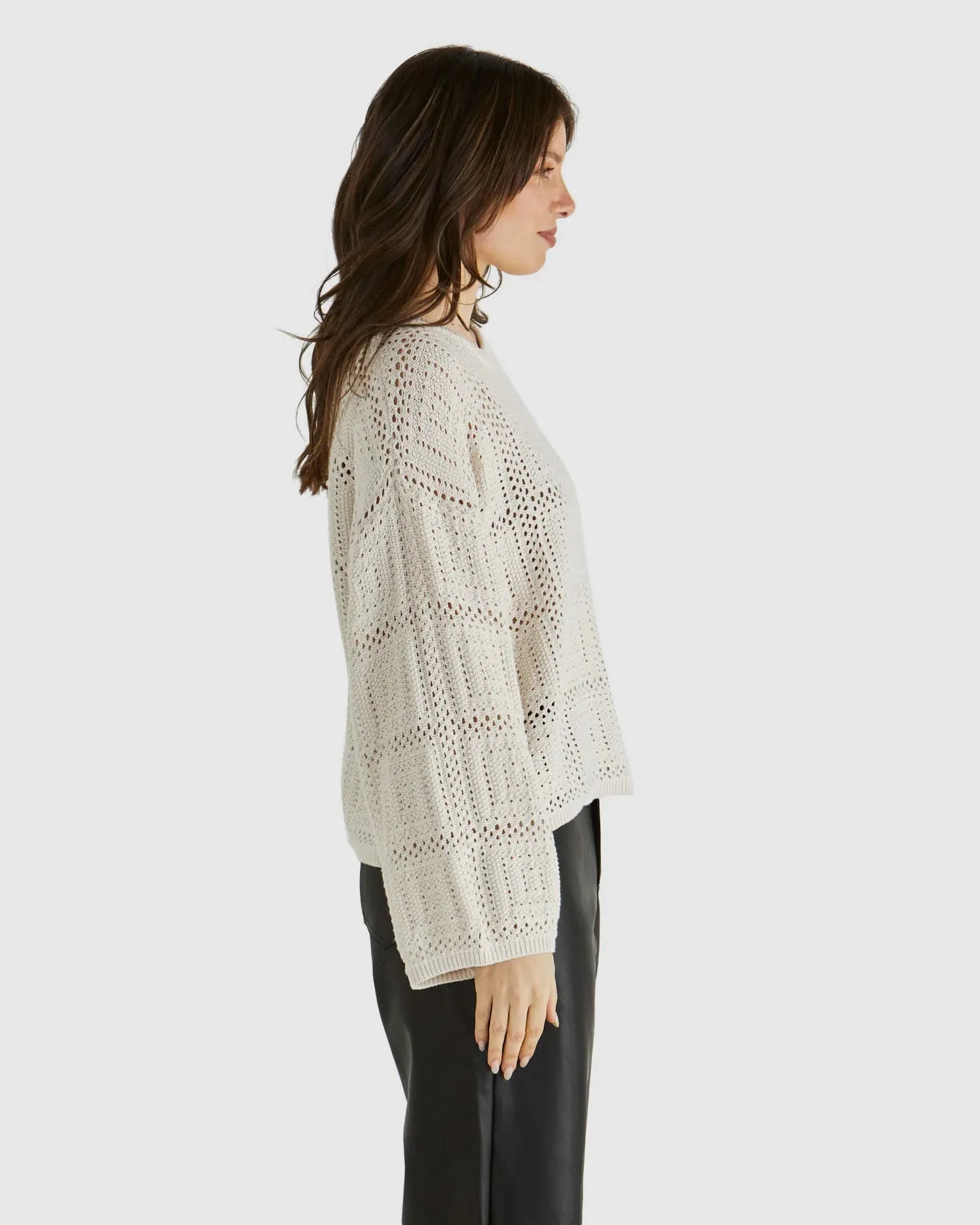 Sass Marcello Crochet Top