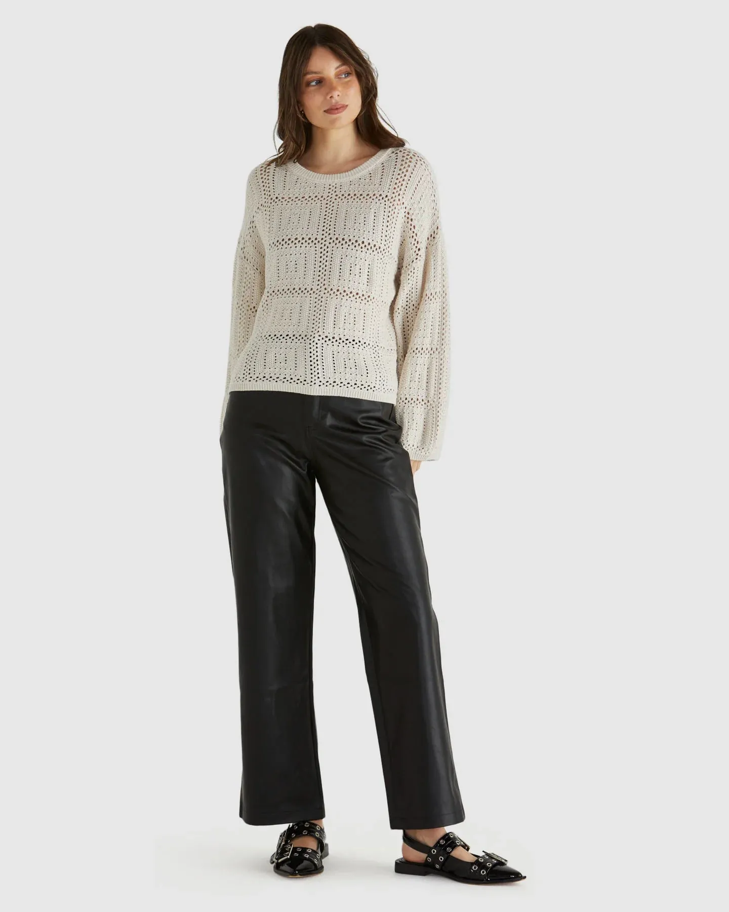Sass Marcello Crochet Top