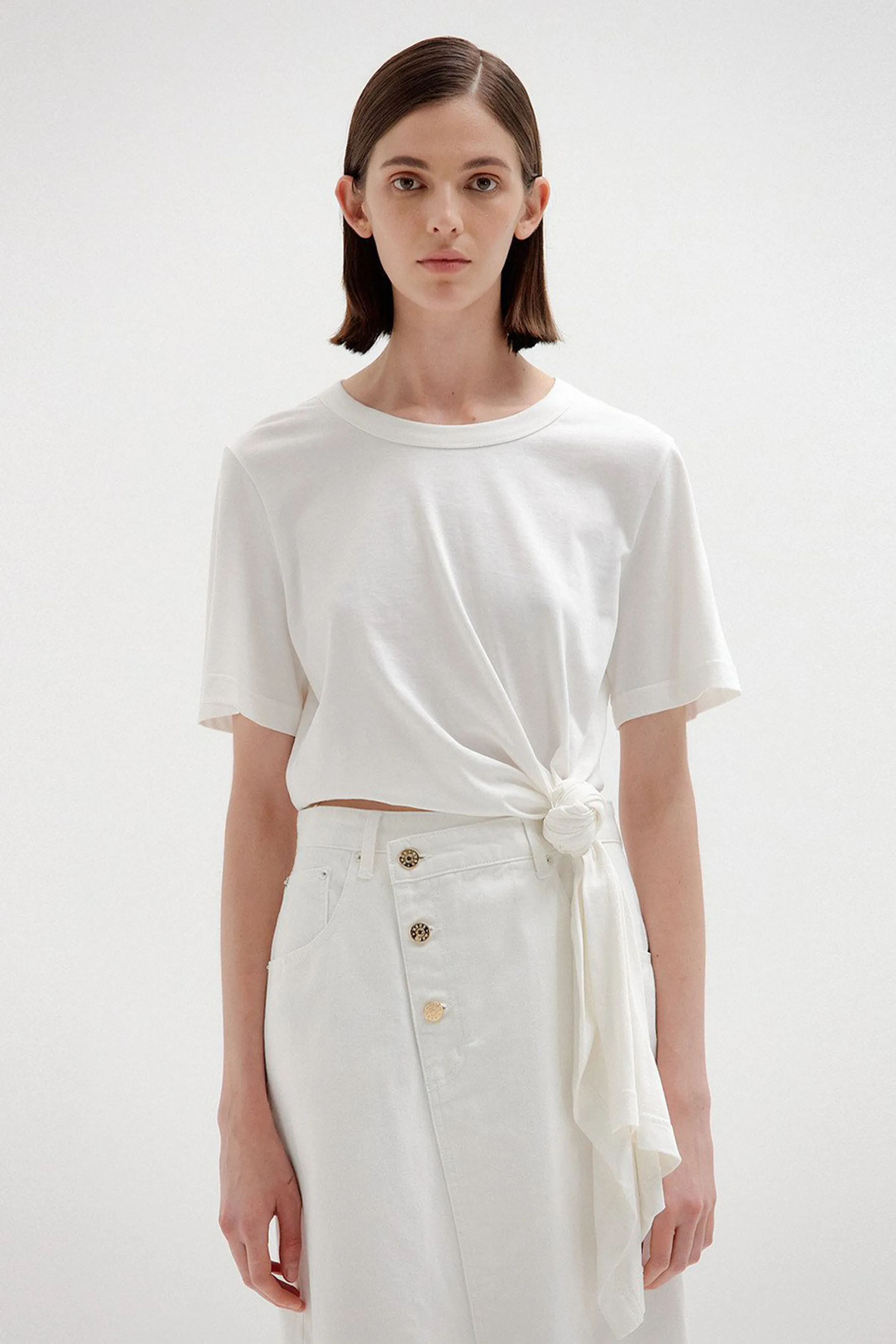 SEE KNOTTED TIE T-SHIRT