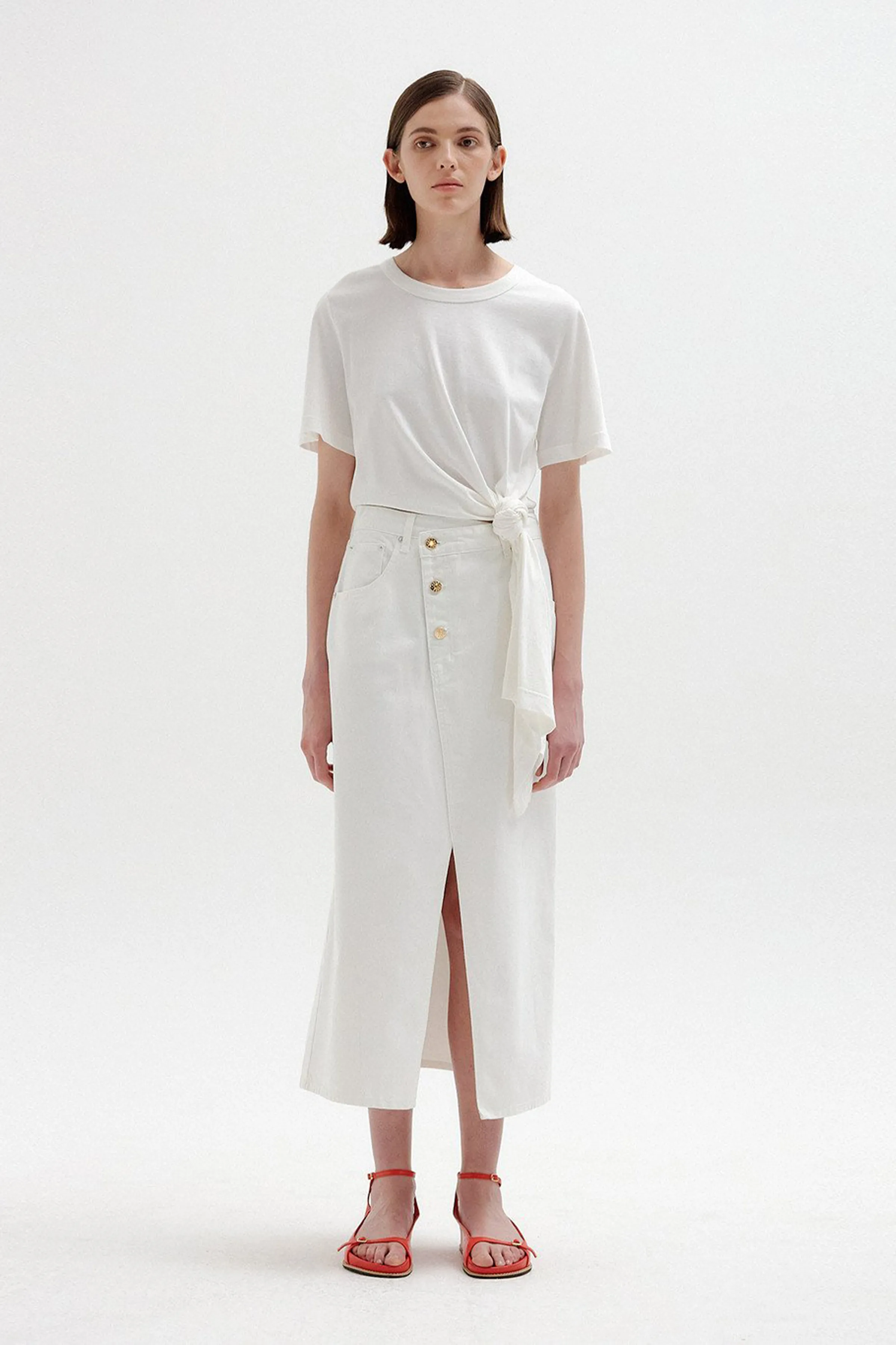 SEE KNOTTED TIE T-SHIRT