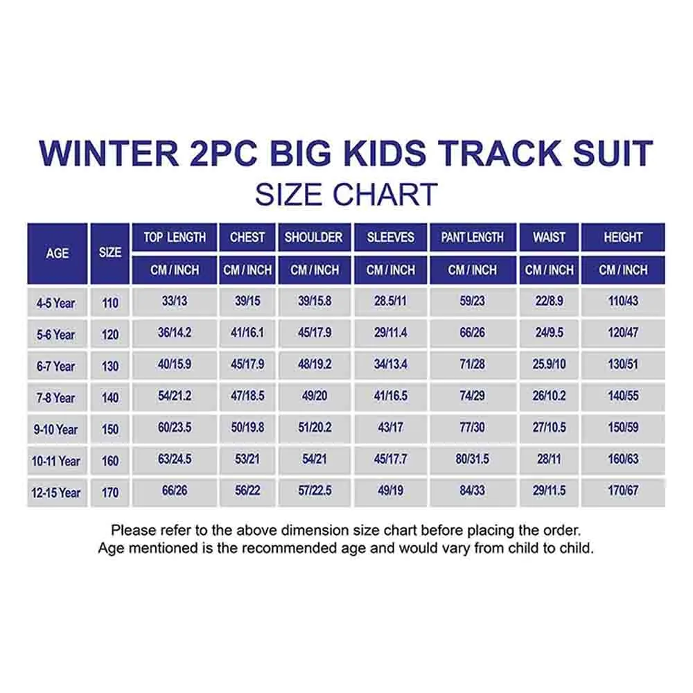 Self Patterned Black Patch Casual Stripes 2Pcs Track Suit Set For Kids & Tweens