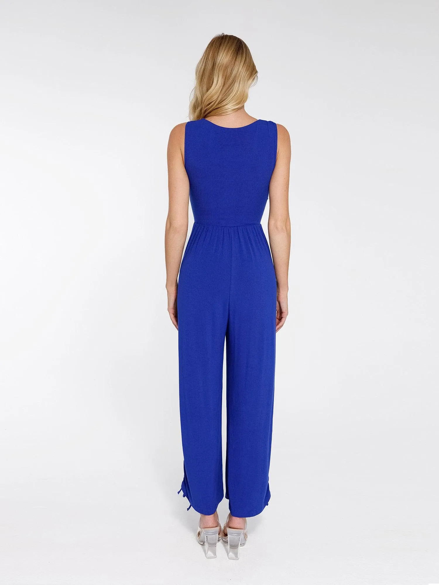 Shapewear Modal Square Neck Tummy Wide Leg Jumpsuit