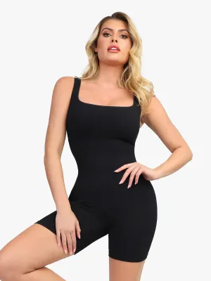 Shapewear Seamless Square Neck Smoothing Sport Romper