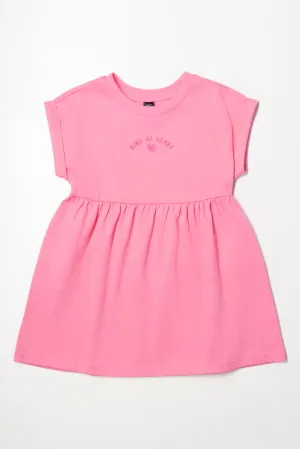 Short Sleeve Dress Pink
