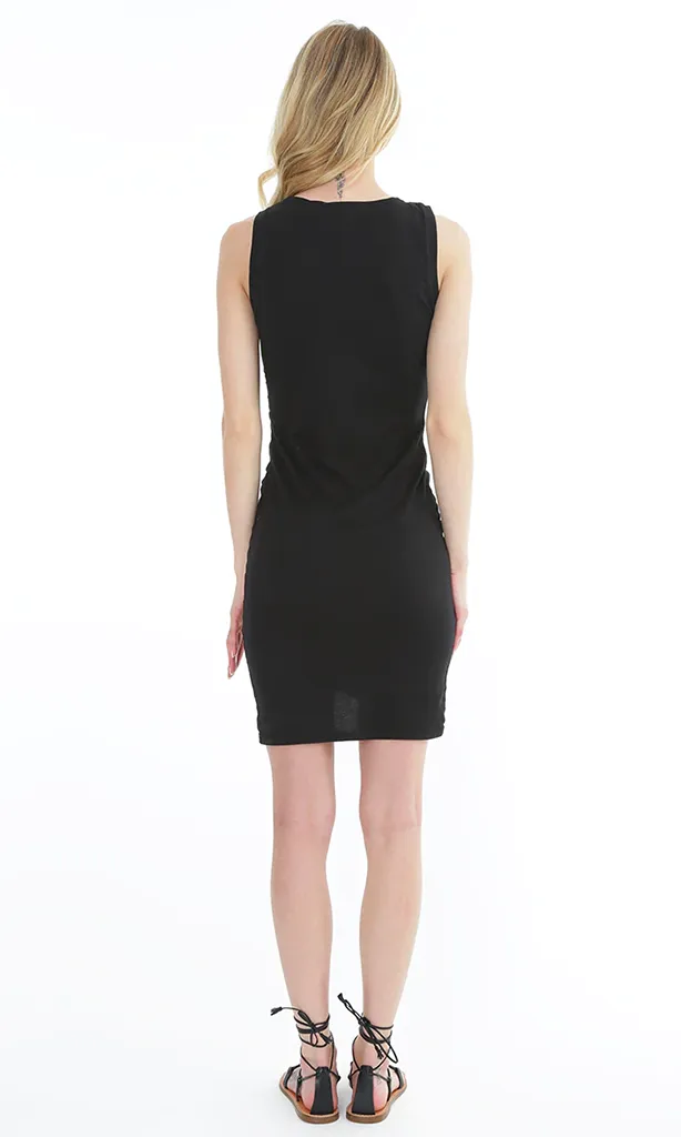 Side Shirred Tank Dress