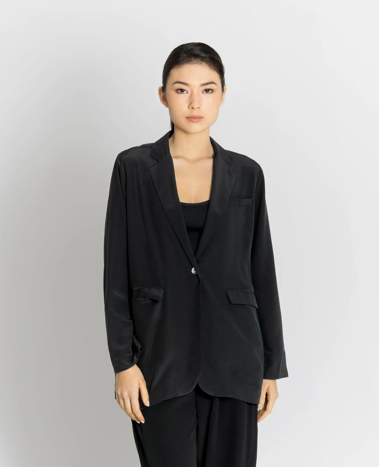 Silk Blazer