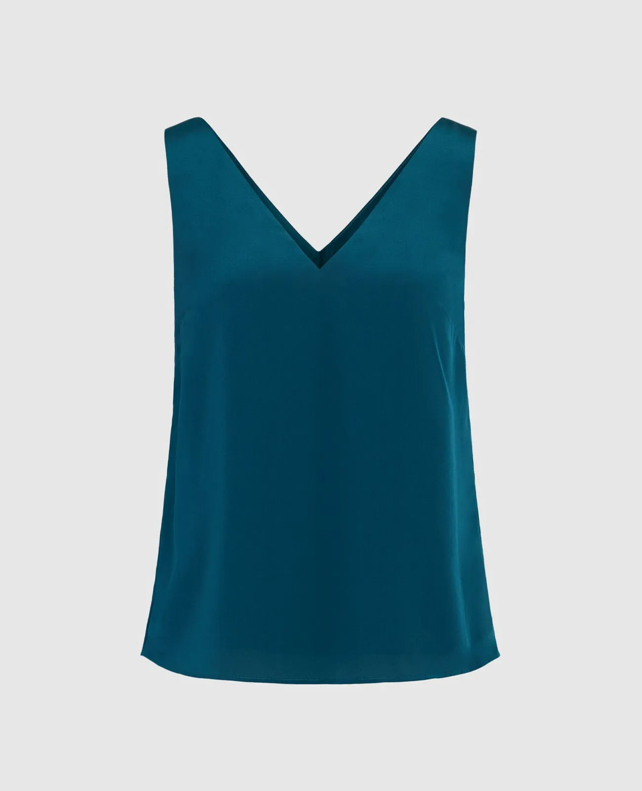 Silk Signature V-neck Tank